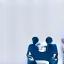 Two people at a table icon